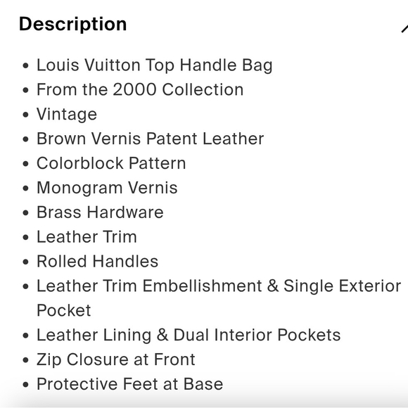 Louis Vuitton Vintage Brown Patent Vernis Satchel with Natural Trim - Picture 11 of 12